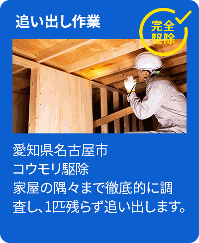 追い出し作業